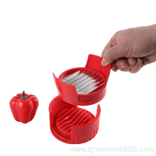 Tomato Slicers Fruit Vegetable Cutter With Round Container